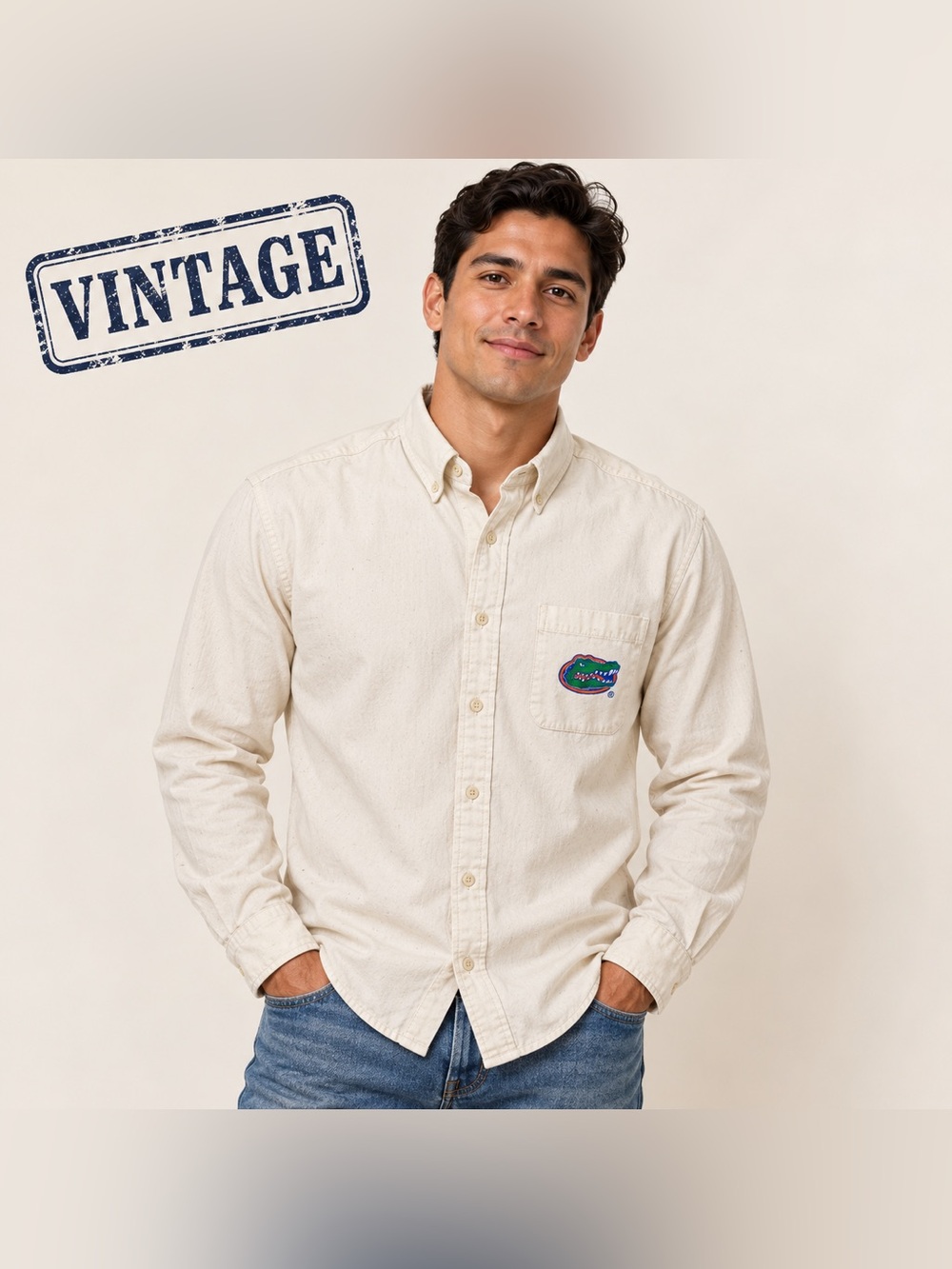Vintage Florida Gators UF Boca Classics Button-Down Shirt Men’s